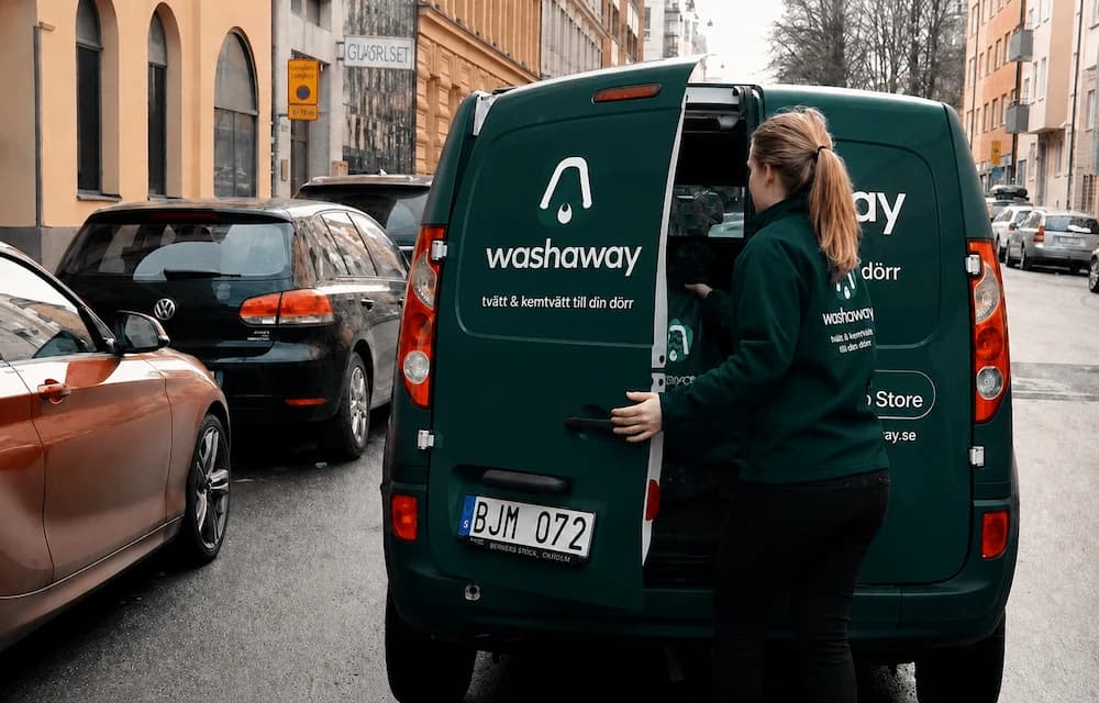 Washaway-leverans i Stockholm för hem- och textiltjänster
